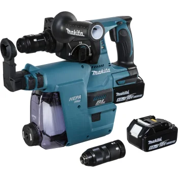 Akumuliatorinis perforatorius Makita DHR243RTJW 18V LXT 2x 5.0 Ah SDS-Plus