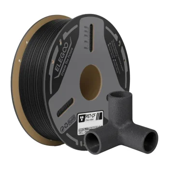 3D spausdintuvo gija ELEGOO PETG-CF 1 kg, juoda