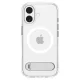 Spigen Ultra Hybrid \"S\" MagSafe dėklas iPhone 17, skaidrus ir baltas