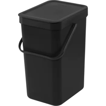 Šiukšliadėžė Brabantia Sort & Go 12 l, tamsiai pilka
