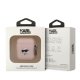 Karl Lagerfeld KLA2RUNCHP 3D Silicone dėklas Apple AirPods 1 / 2 rožinis