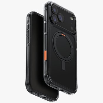 Uniq Swivix 360 Rotating Kickstand Case for iPhone 17 Pro Max, Black