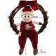 Kalėdinis durų vainikas Ruhhy Elf, 36 cm