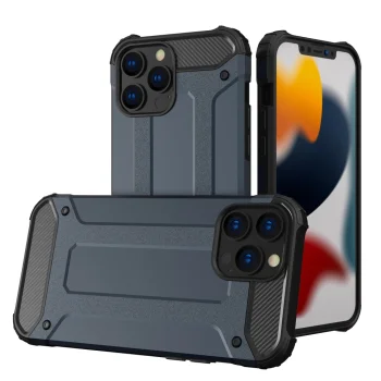 Dėklas Hybrid Armor skirtas iPhone 14 Pro Max, mėlynas