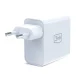 Sieninis įkroviklis 3Mk Protection FlowPower 45W, USB-A / USB-C, baltas