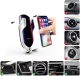 Automatinis automobilinis telefono laikiklis su 10W belaidžiu įkrovikliu, auksinis