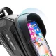 Dviračio rėmo krepšys Rockbros B68 su skyriumi telefonui, 1.7 l, juodas