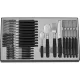 Stalo įrankių rinkinys Victorinox, 24 dalių, juodas