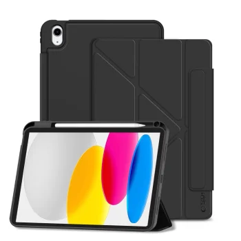 Dėklas Tech-Protect SC Pen Origami, skirtas iPad 10.9" 2022 / 2025, Black