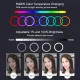 Puluz LED RGB Vlogging Ring Photo Video Light Lamp 30cm ( Without Tripod )