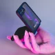 Dėklas 3mk Satin Armor Case+ skirtas Samsung Galaxy Z Flip 7, skaidri juoda