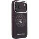 Karl Lagerfeld Point & Choupette Sketch MagSafe dėklas skirtas iPhone 18 Pro / 17 Pro, bordo