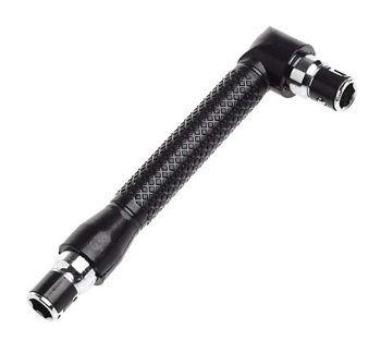 1/4" Right Angle Screwdriver Bit Holder Black