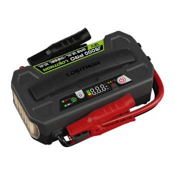 Lokithor J5000 PRO užvedėjas ir išorinė baterija, 99.84 Wh, 5000 A