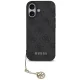 Guess 4G Charms Collection MagSafe dėklas telefonui iPhone 17, juodas