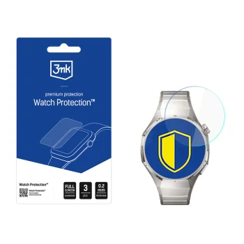 Hibridinis apsauginis stiklas 3mk Watch Protection laikrodžiui Huawei Watch GT 6 Pro 46 mm
