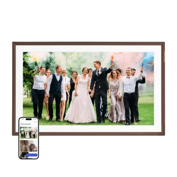 Skaitmeninis rėmelis Arzopa D156 15,6" Full HD Wi-Fi 32GB, tamsiai rudas