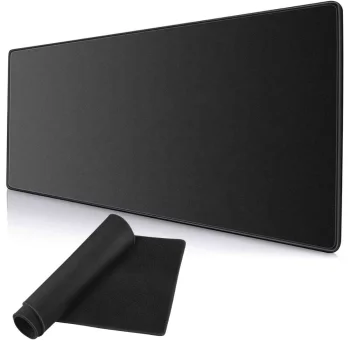 Žaidimų kilimėlis pelei ir klaviatūrai XL 80x30 cm, juodas