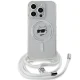Karl Lagerfeld dėklas iPhone 14 Pro Max telefonui IML Choupette Head & Cord MagSafe