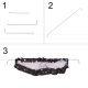 Fold Down Safety Bed Rail Guard 200 cm, Black