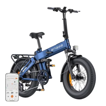 Sulankstomas elektrinis dviratis ENGWE Engine Pro 3.0 Boost 250W 20", mėlynas