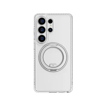 AmazingThing Titan Pro MagSpin dėklas Samsung Galaxy S26 Ultra, skaidrus