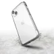 Smūgiams atsparus dėklas Raptic X-Doria Air skirtas iPhone 14 Plus su MagSafe, sidabrinis
