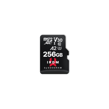GoodRam IRDM 128GB microSD UHS-I U3 A2 V30 atminties kortelė su adapteriu