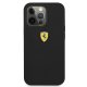 Ferrari dėklas iPhone 13 Pro Max telefonui, Silicone Collection, juodas