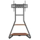 Pastatomas televizoriaus stovas 37-75\'\' Maclean MC-455 su lentynomis, iki 40kg, juodas