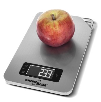 Skaitmeninės virtuvinės svarstyklės su laikmačiu GreenBlue GB170, 5kg/1g