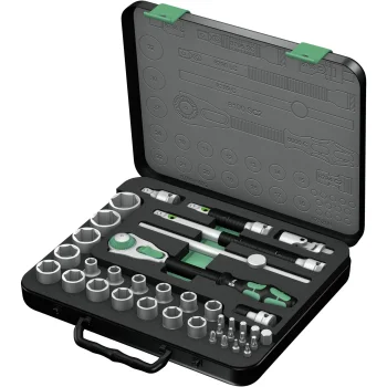 Wera 8100 SC 2 Zyklop Speed 1/2" terkšlės komplektas, 37 dalių