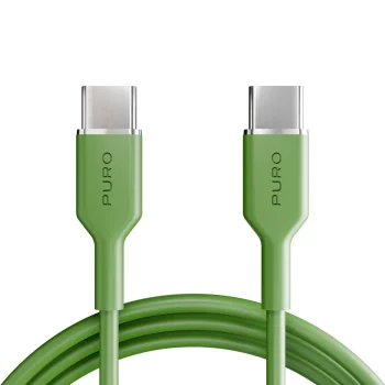 Puro ICON USB-C į USB-C laidas (1.5 m), žalias
