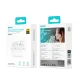 BWOO BW39 TWS belaidės Bluetooth ausinės, baltos