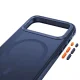Dėklas Tech-Protect MagAir MagSafe CC skirtas iPhone 18 Pro Max / 17 Pro Max, Matte Dark Blue