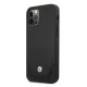 BMW dėklas iPhone 12 Pro Max telefonui, Perforate, juodas