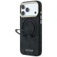 Guess Ring Stand 360 4G Classic Logo MagSafe dėklas iPhone 17 Pro / 18 Pro, juodas