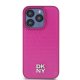 DKNY dėklas iPhone 15 Pro telefonui su MagSafe, rožinis