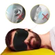 4FIZJO dirbtinio šilko miego kaukė su ausų kištukais, juoda