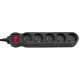 Maclean MCE185 ilginintuvas su jungikliu, 5 lizdai, 2300W, 5m, juodas