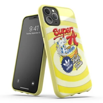 Adidas BODEGA dėklas Apple iPhone 11 Pro, geltonas