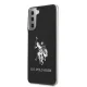 Samsung Galaxy S21+ Plus (SM-G996B) US Polo Shiny Big Logo Case Cover (USHCS21MTPUHRBK), Black