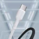 Laidas Dudao L9T 5A USB-A į USB-C 1 m, baltas