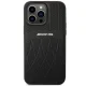 Mercedes iPhone 14 Pro Max dėklas Leather Curved Lines MagSafe, juodas
