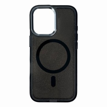 iPhone 17 Pro Max Case Glitter Case MagSafe, Black
