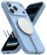 Dėklas Ringke Silicone MagSafe skirtas iPhone 18 Pro Max, šviesiai mėlynas