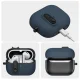 Dėklas Tech-Protect Slim Hook ausinėms Samsung Galaxy Buds 3 / 3 FE / 3 Pro, tamsiai mėlynas