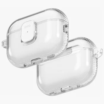 Uniq Glase Pro Lock Case for AirPods Pro 3, Transparent