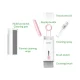 Electronics Cleaning Kit T-Phox 7-in-1 for Keyboards and AirPods, Pink
