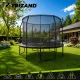Trizand sodo batutas su apsauginiu tinklu ir kopėčiomis, 366 cm, 150 kg